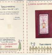 Lynette Anderson Designs Y603 Two hearts