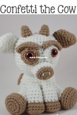 Forever Stitchin - Jodi Stredulinsky - Confetti The Cow