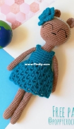 Poppy Crochet Design - Zsuzsanna Blaho - Brianna Bear - Free