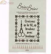 Brin par Brin - Citation de brodeuse N°1