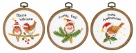 Vervaco PN-0182761 - Christmas Birds XSD & PCS