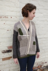 Log Cabin Cardigan by Lynn Garrett - Free