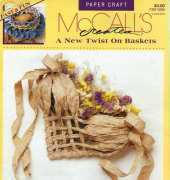 McCalls Creates Paper Craft 14058 A New Twist on Baskets