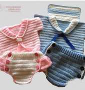 Pattern Paradise- Maria Bittner- Ships Ahoy Sailor Diaper Cover and Shirt