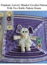 Donna Collinsworth- Elephant Activity Blanket For Baby