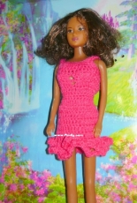 Maguinda Bolsón - Coral dress for dolls