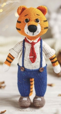 ProCrochetToys - Olga  Prokhorova - Tiger Alex