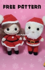 Galencaixe Encaixe y Amigurumis - Vita - Santa and Mrs Claus - Spanish - Free