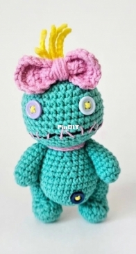 Crochet Wonders Design / Crochet Funny Bear / Crochet Design Wonders / Olga Toys Handmade - Olga Kurchenko - Scrump