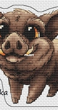 Saverka Boar Ornament by Victoria Kuznetsova