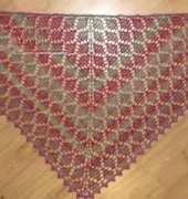 Simple Knits - Flying Diamonds Shawl by Vicki Mikulak