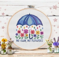 ArtmishkaCrossStitch - NO RAIN, NO FLOWERS by Anna - Free