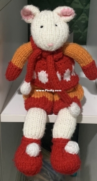 little winter bunny - boy