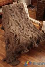Sprigs Blanket/Throw by Jennifer Schmidt /Scrapdash-Free