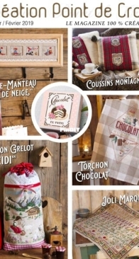 Création Point de Croix 74 - January / February 2019 - French