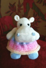 hippopotamus , a russian pattern