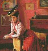 Artecy Cross Stitch - Elegant Au Sofa by Julius LeBlanc Stewart
