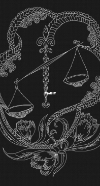 Libra by Okneas Alice - Blackwork - Russian