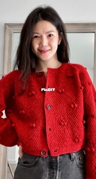 Cherry Cardigan by Soumine KIM