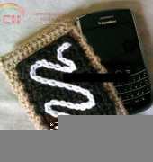 Hodge Podge Crochet - Michelle Annan-Doolittle - Fudgy Breakfast Pastry, Blackberry cell phone cover