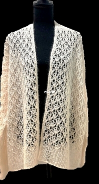 Wildflowers Lace Cardigan by Marci Marra - Free
