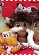 AmigurumiTR Design Team- Havva- Ice Age Set