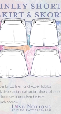 Love Notions - Tinley shorts skirt and skort - Size XS-5X