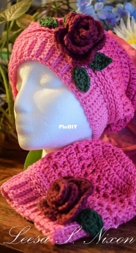 Leesas Knotty Corner - Leesa Nixon - War of the Roses Slouchy Hat