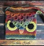 Newborn Knots - Crocodile Stitch Owl Bag - free
