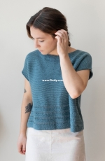 Azul Tee by Elizabeth Smith