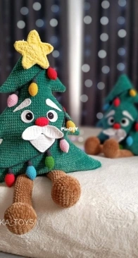 Ka.malinka Toys / Toys Metlina Elena - Elizabeth Kamalina - The moustached Christmas tree