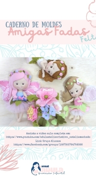 Adula Atelie Criativo - Natalia Machado - Fairy Friends - Amigas Fadas - Portuguese