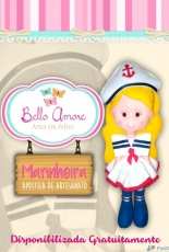 Bello Amore - Marinheira / Sailor woman Felt pattern - Portuguese - Free