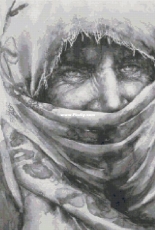Cross Stitch Canepa - Old Woman in Turban