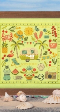 Catch Some Rays by Cheryl McKinnon (Tiny Modernist) from Cross Stitcher 436 PCS + XSD