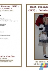 Best Friends Forever, Jetaime & Bandit by Brenda Greenwalt of Lillie Maes Crafts-Free