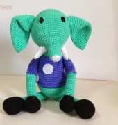 Madres Hiperactivas- Ana Artedetei- Elephant amigurumi - Spanish- Free