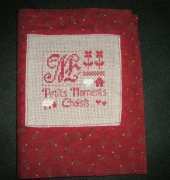 Stitched notebook cover