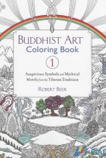 Buddhist Art Coloring Book 1 by Robert Beer-2016