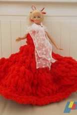 Barbie dolls evening dress