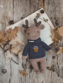 Knit Zoo - Kristina Tsvikevich - Deer Hugh