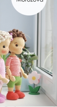Handi Hats Design - Lollipop Dolls - Katushka Morozova - Mark and Mary