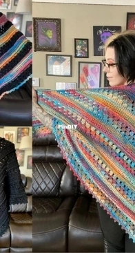 Wickedly Handmade - Andrea Williams - The Wild Wisteria Shawl