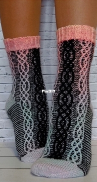 Melody Socks by Svetlana Yolkina - Russian
