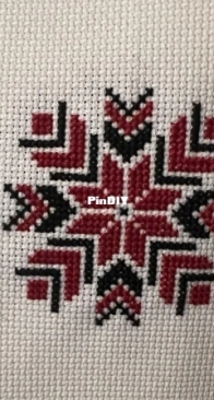 Ornament Red Black