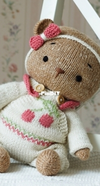 PolushkaBunny - Outfit Cherry for Teddy Bear by Maria Ermolova - Spanish