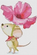 Grilles Gratuites Mouse and flower XSD
