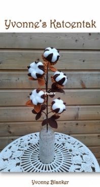 Yvonnes Crochet Art - Yvonne Blanker - Cotton branch - Katoentak - Dutch