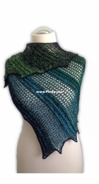 Morben Design - Jasmin Rasanen - Lizard Shawl - German - French - Dutch - Free