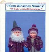Td Creations 7110 - 14 Crafters Collectible Santa Series - Plum Blossom Santas